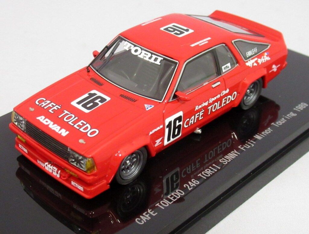 EBBRO 1/43 CAFE TOLEDO 246 TORII SUNNY Fuji Minor Touring