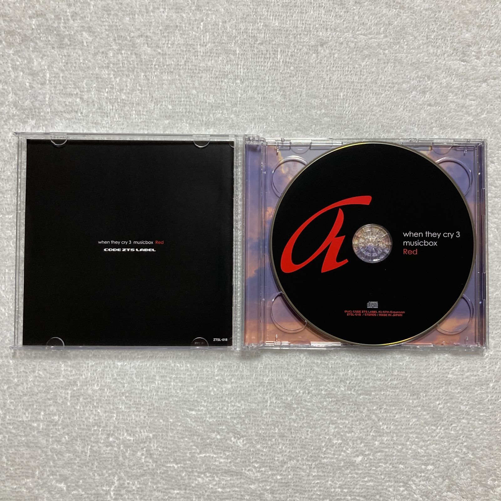 未開封 うみねこのなく頃にmusicbox red 黒かっ CODE ZTS LEBEL