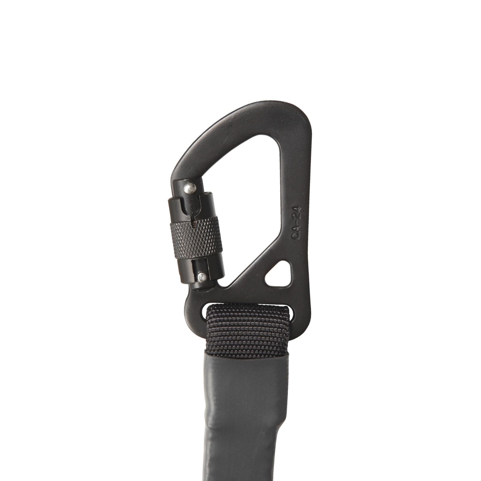 ランヤードを好みの長さに固定できるアジャストストッパー 小型軽量の新型巻取器 ロック装置なし 両側巻取式シングル 超軽量アルミ鍛造フックL 8 130 kg対応 ランヤード長1 5 m ブラック ランヤードの絡まりを解消するより戻し付き ハーネス 胴ベルト型兼用ラ