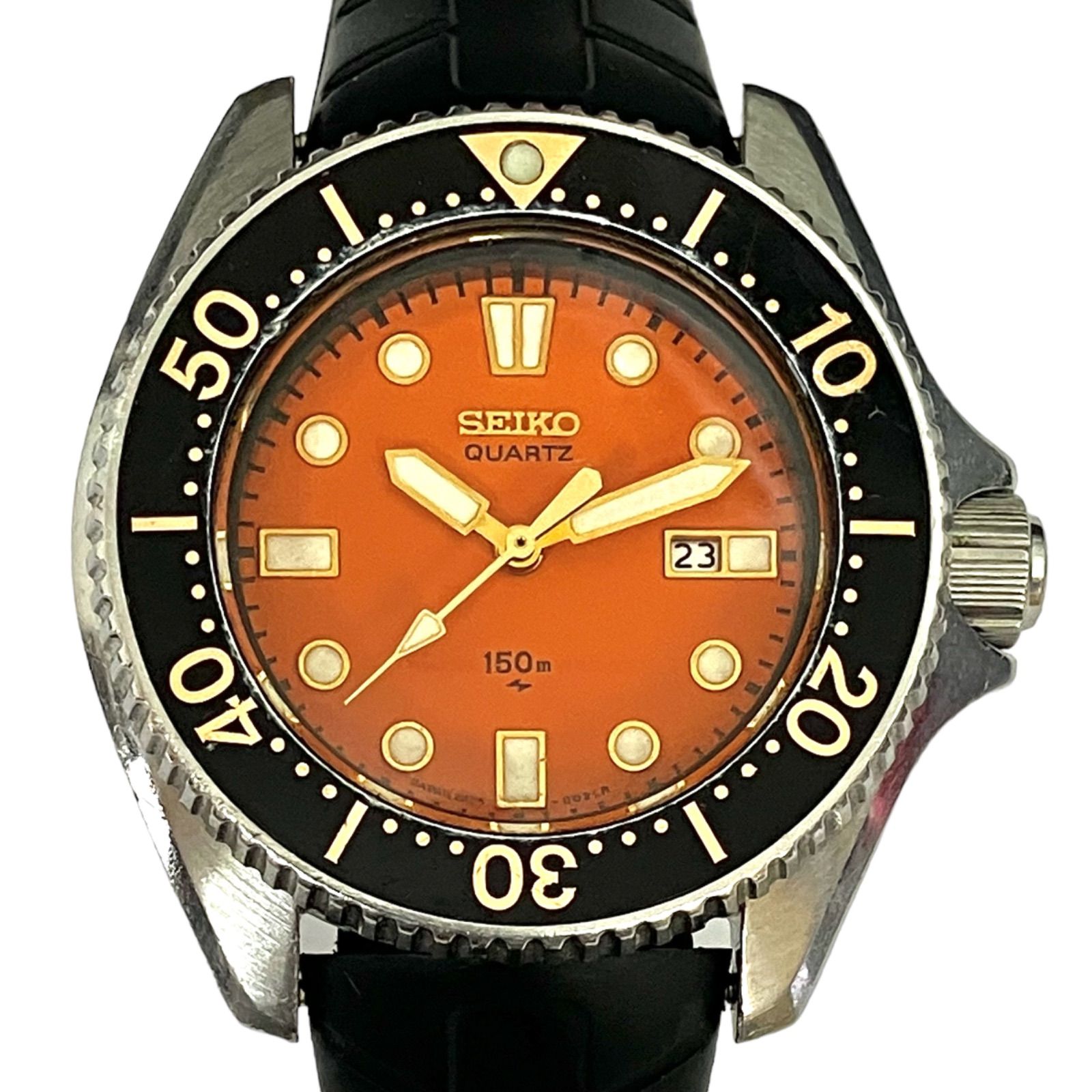 希少 直せれ SEIKO ダイバー 海外モデル オレンジナイト
