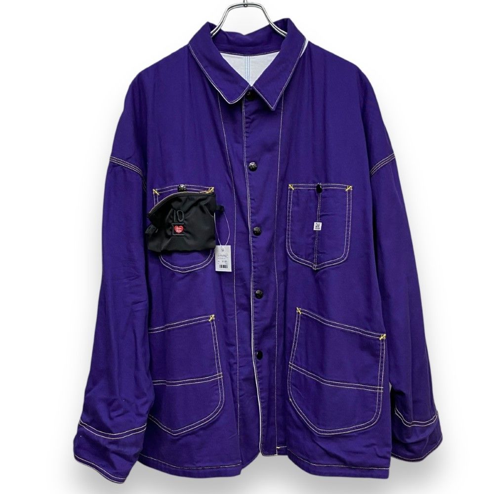 00s jerseys スウェットカーディガン パープル ジャージーズ