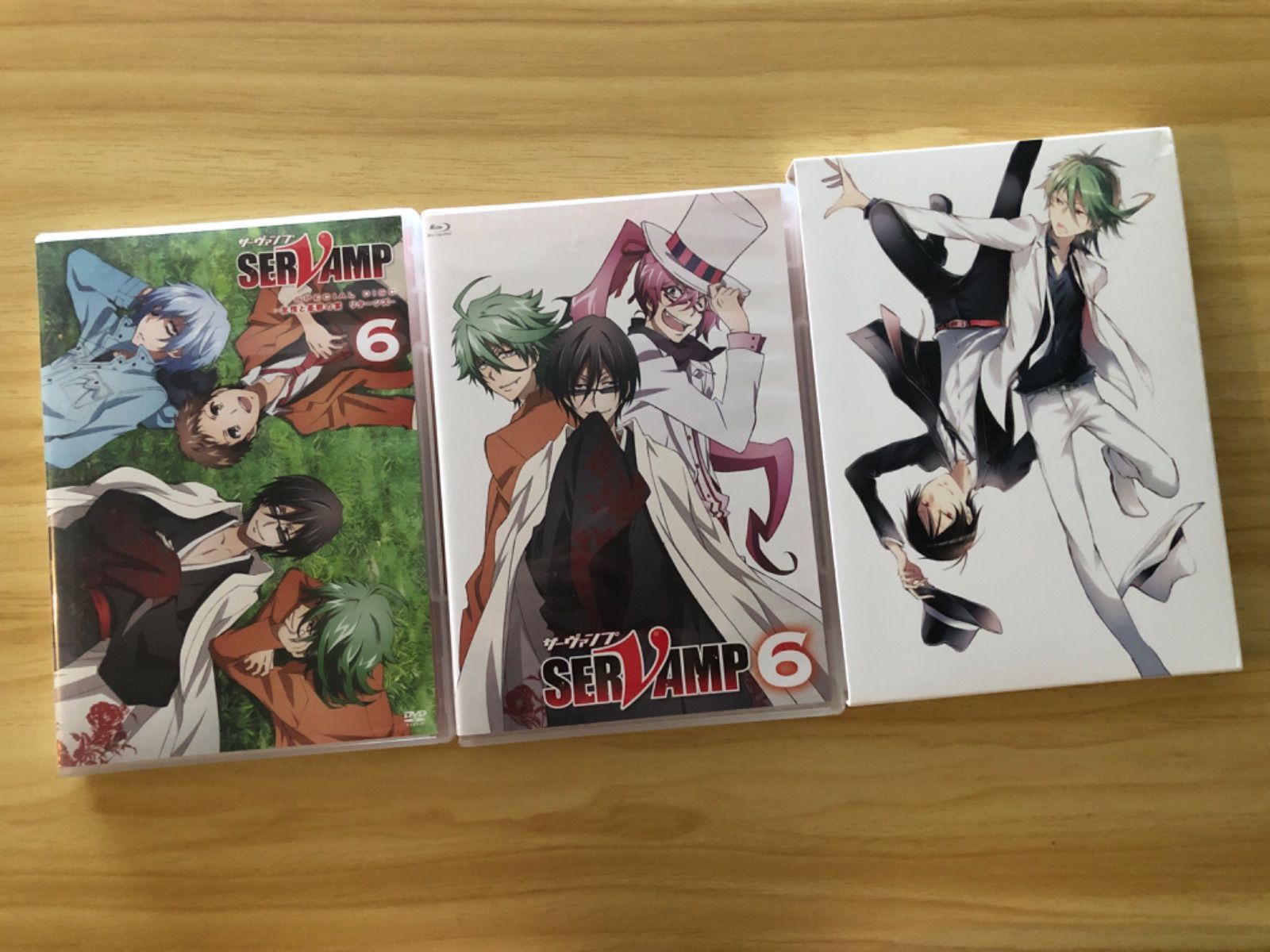 【各巻特典付き】SERVAMP DVDアニメイト限定版全巻セット 1-6巻 各巻特典付き】SERVAMP DVDアニメイト限定版全巻セット 1-6巻