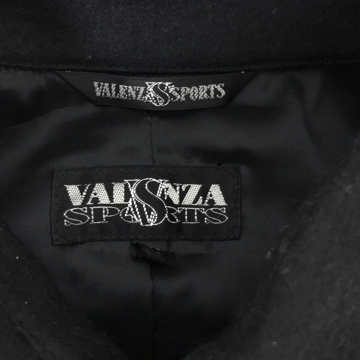 VALENZA バレンザスポーツ 黒 ブランドロゴ ビジュー サイズ40 VALENZA バレンザスポーツ 黒 ブランドロゴ ビジュー サイズ40