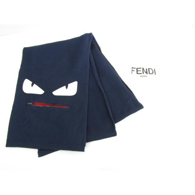 FENDI フェンディ バグズモンスター マフラー ロング FXS1242W2