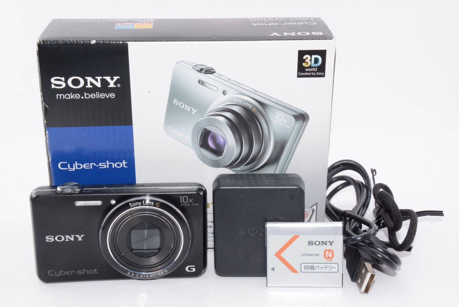 【中古品】ソニー SONY Cyber-shot WX100 (1820万/光学x10) シルバー(中古品) ソニー SONY Cyber-shot WX100 (1820万/光学x10) シルバー ソニー SONY