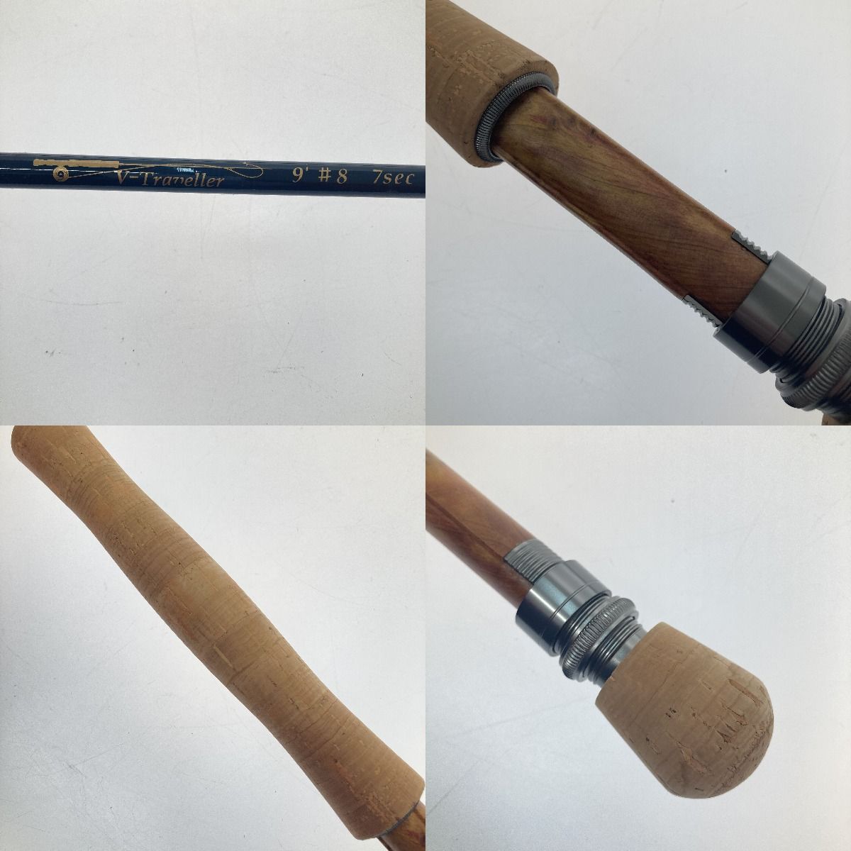 □□ フライロッド V-TRAVELLER 9' ＃8 7sec 割引