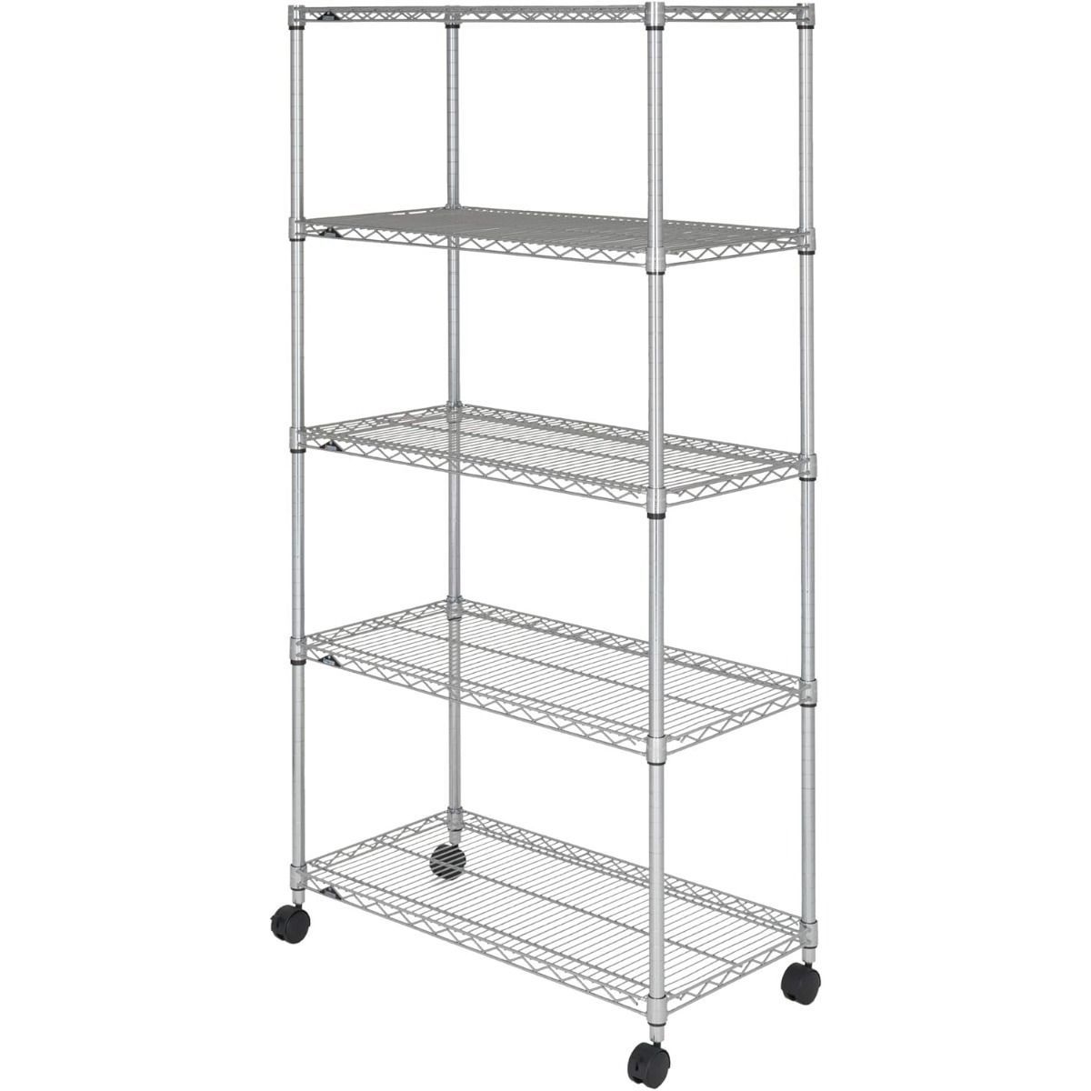 ドウシシャ ルミナス レギュラー ラック スチールラック 収納棚 幅120 5段