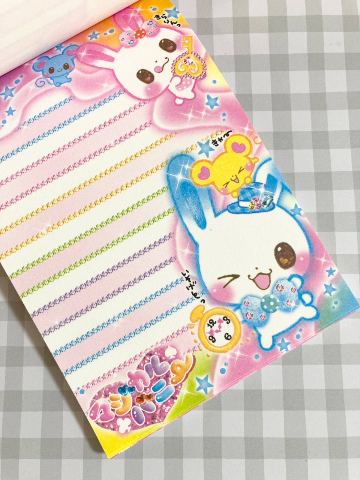 20【平成レトロ】 うさぎ アニマル メモ帳 クーリア カミオジャパン