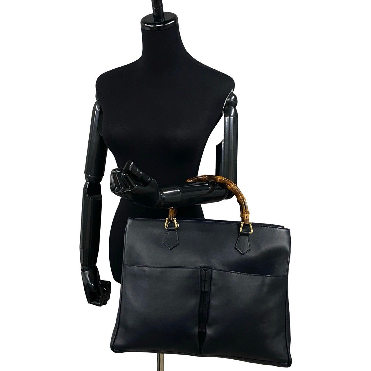 極 美品 希少品 GUCCI グッチ オールドグッチ ヴィンテージ バンブー