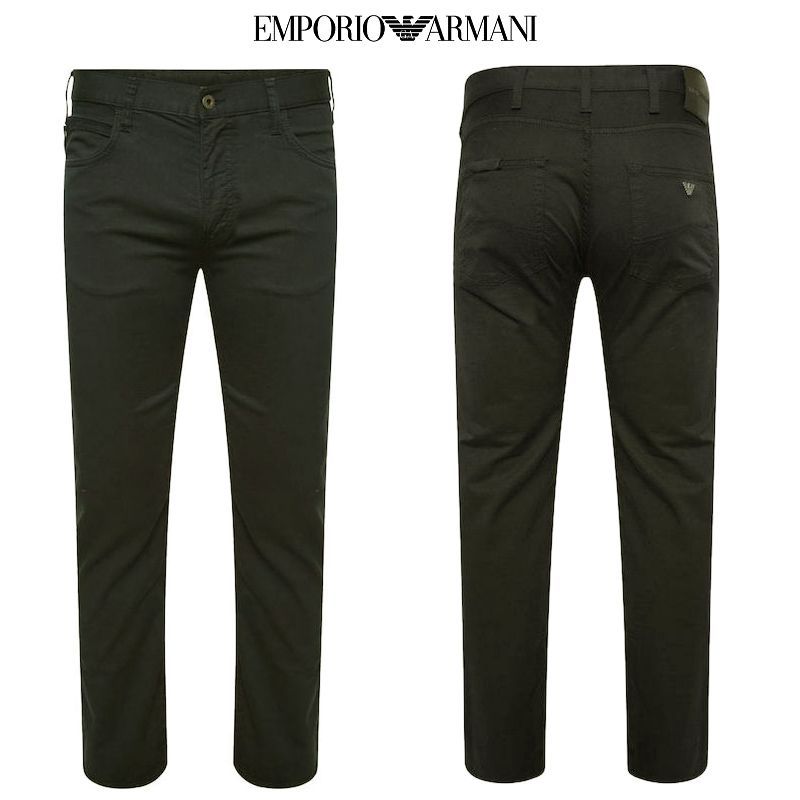 30 EMPORIO ARMANI 8N1J45 ブラック デニム ジーンズ - メルカリ