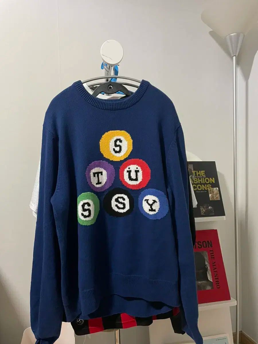 【雷市場（ポンジャン）商品韓国直送】STUSSY(ステューシー) ビリヤード ニット セーター L
