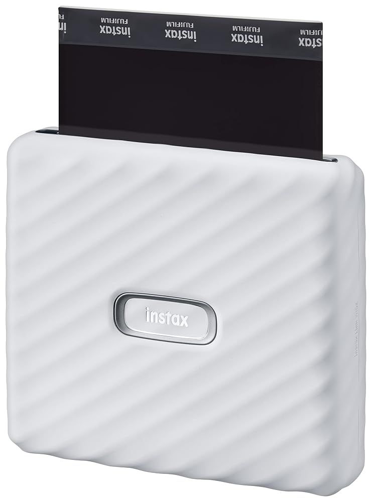 富士フイルム FUJIFILM ワイドフォーマット用スマホプリンター チェキ instax Link WIDE アッシュホワイト INS LINK WIDE A WHITE