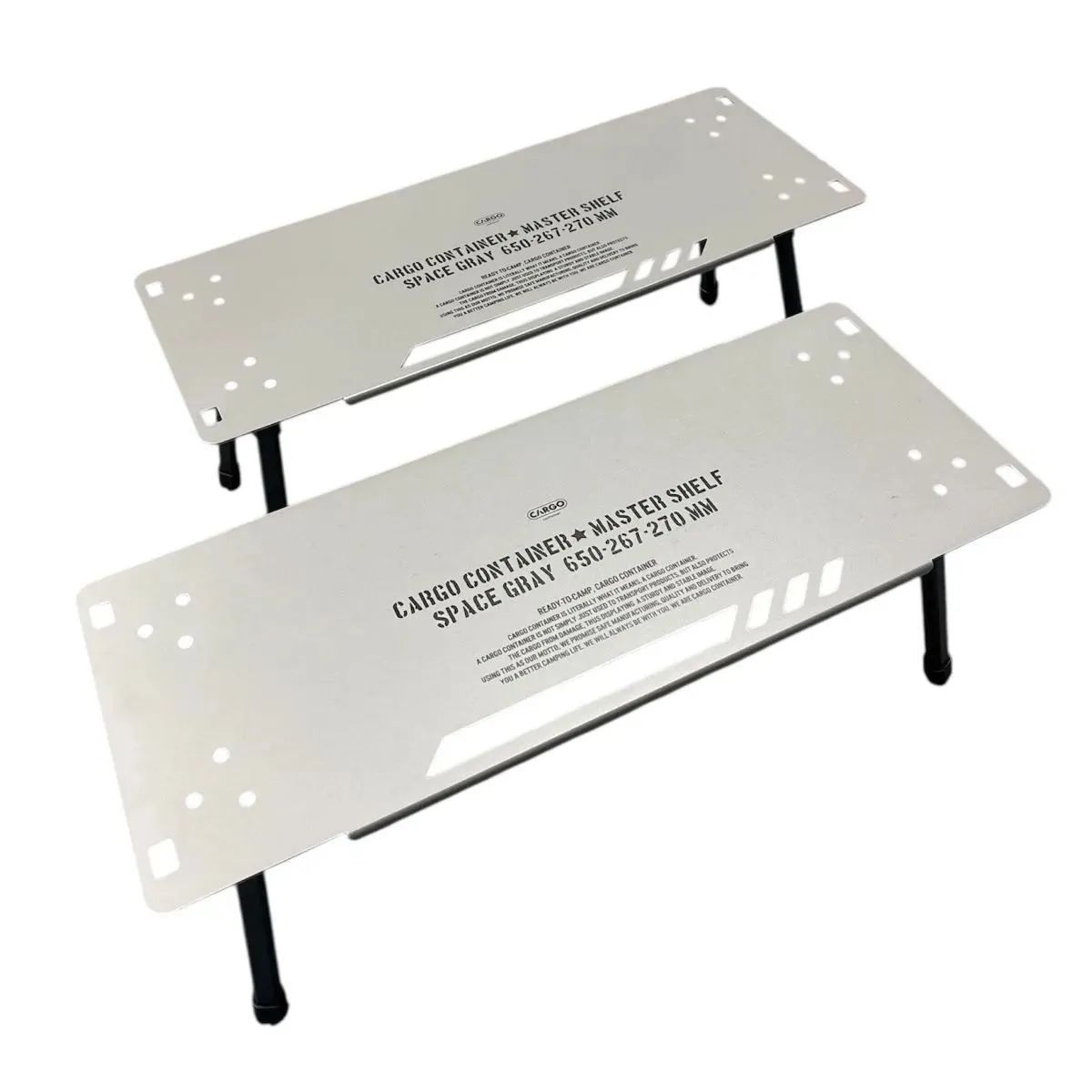 MASTER SHELF TABLEグレー(CARGO CONTAINER) - メルカリ