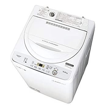 シャープ SHARP 全自動洗濯機 幅56.5cm(ボディ幅52.0cm) 5.5kg 