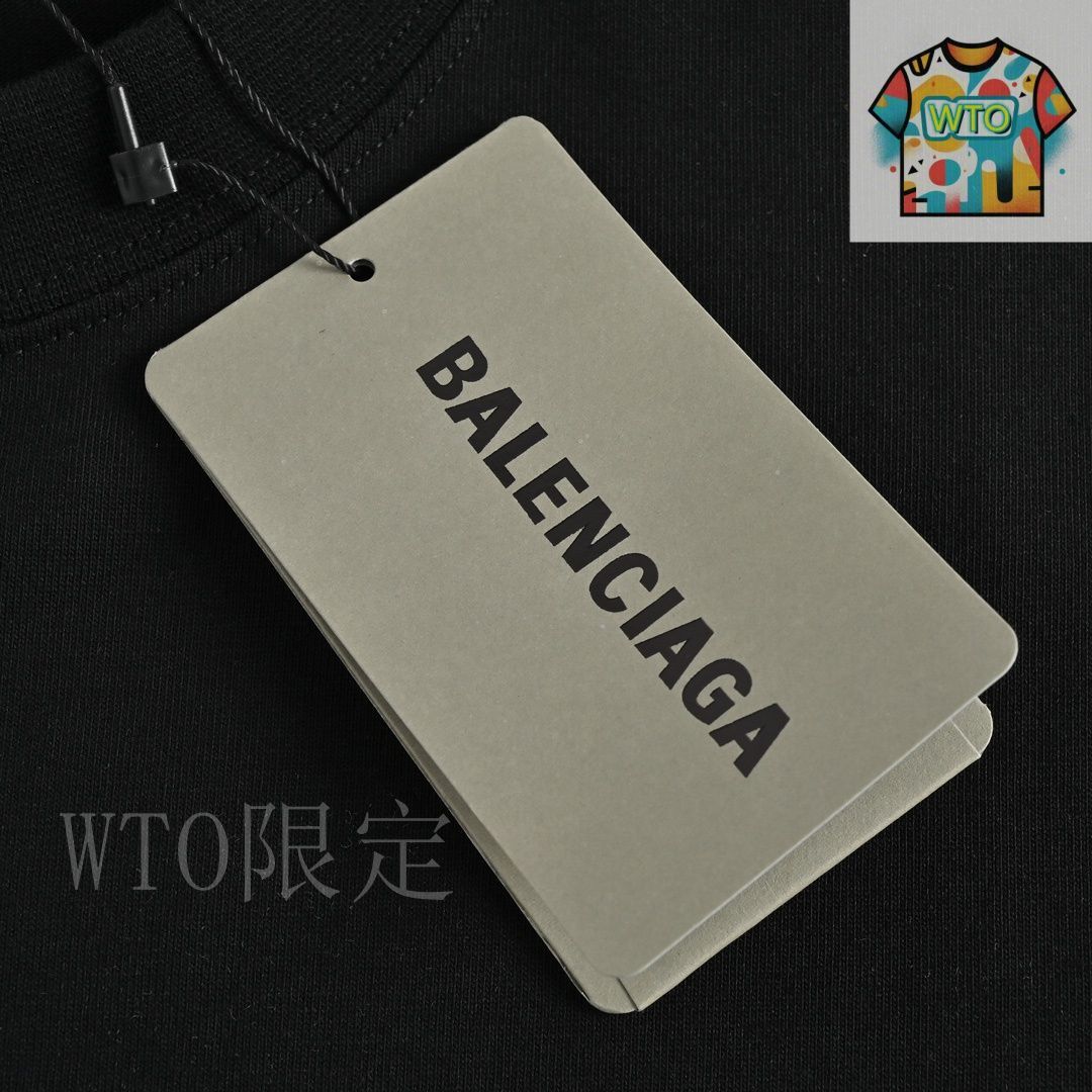 今日WTO】Balenciaga バレンシアガ 23ss モザイクプリント半袖 T