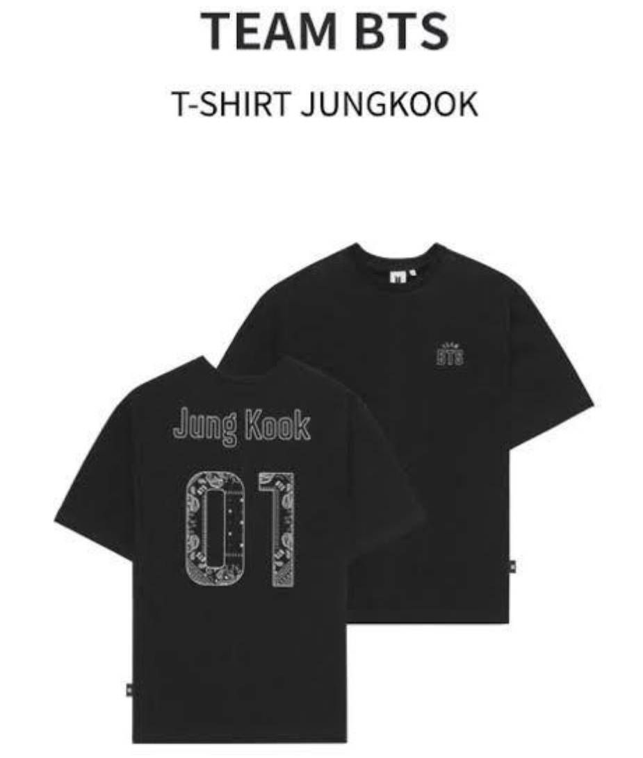 ジョングク 公式 TEAM BTS JUNGKOOK ジョングク Tシャツ 未開封 W9k8m-m82319274216 シャツ - www