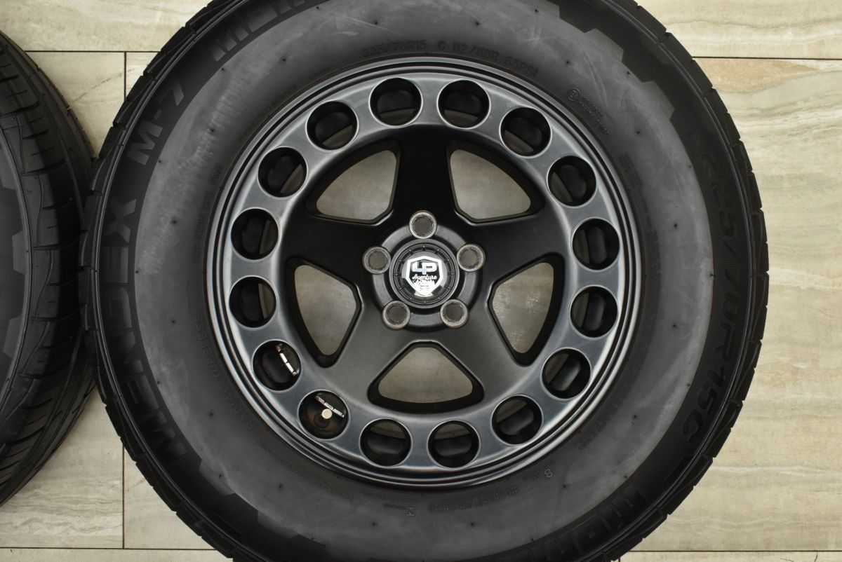 最安値 サイズ LP Aventure LP5 15in 7J 15 PCD100 momo MENDEX M-7 225 70R15 4本セット GP インプレッサXV SH フォレスター