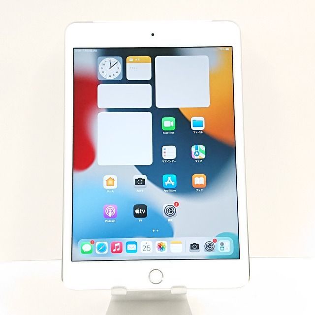 iPad mini 第4世代 Wi-Fi+Cellular 64GB au シルバー 送料無料 本体