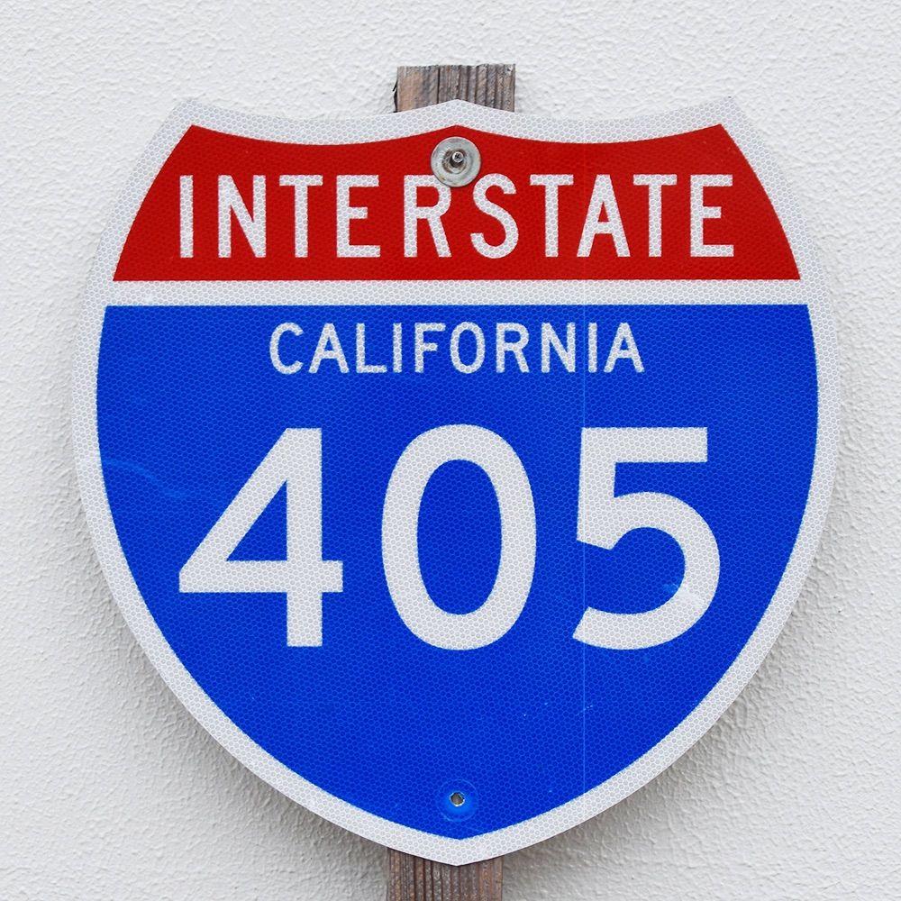 interstate carifornia 5 アルミ看板 interstate carifornia 5 アルミ