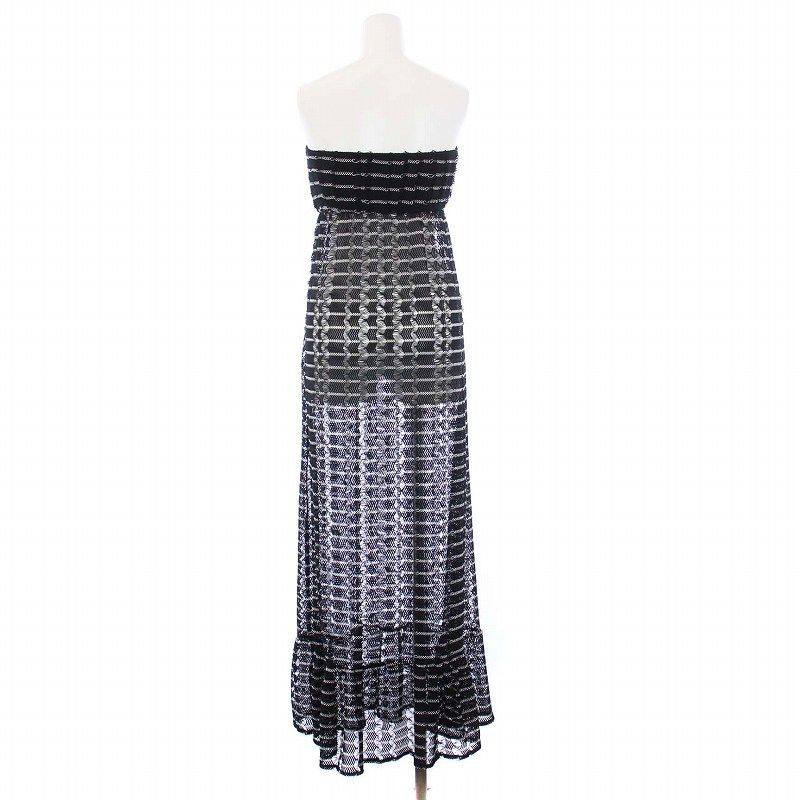 ラルフローレン RALPH LAUREN タグ付き Sheer Woven Strapless Maxi  