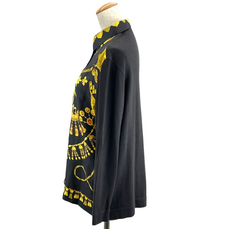 HERMES ブラック ポロシャツ tifana_1-240001093917