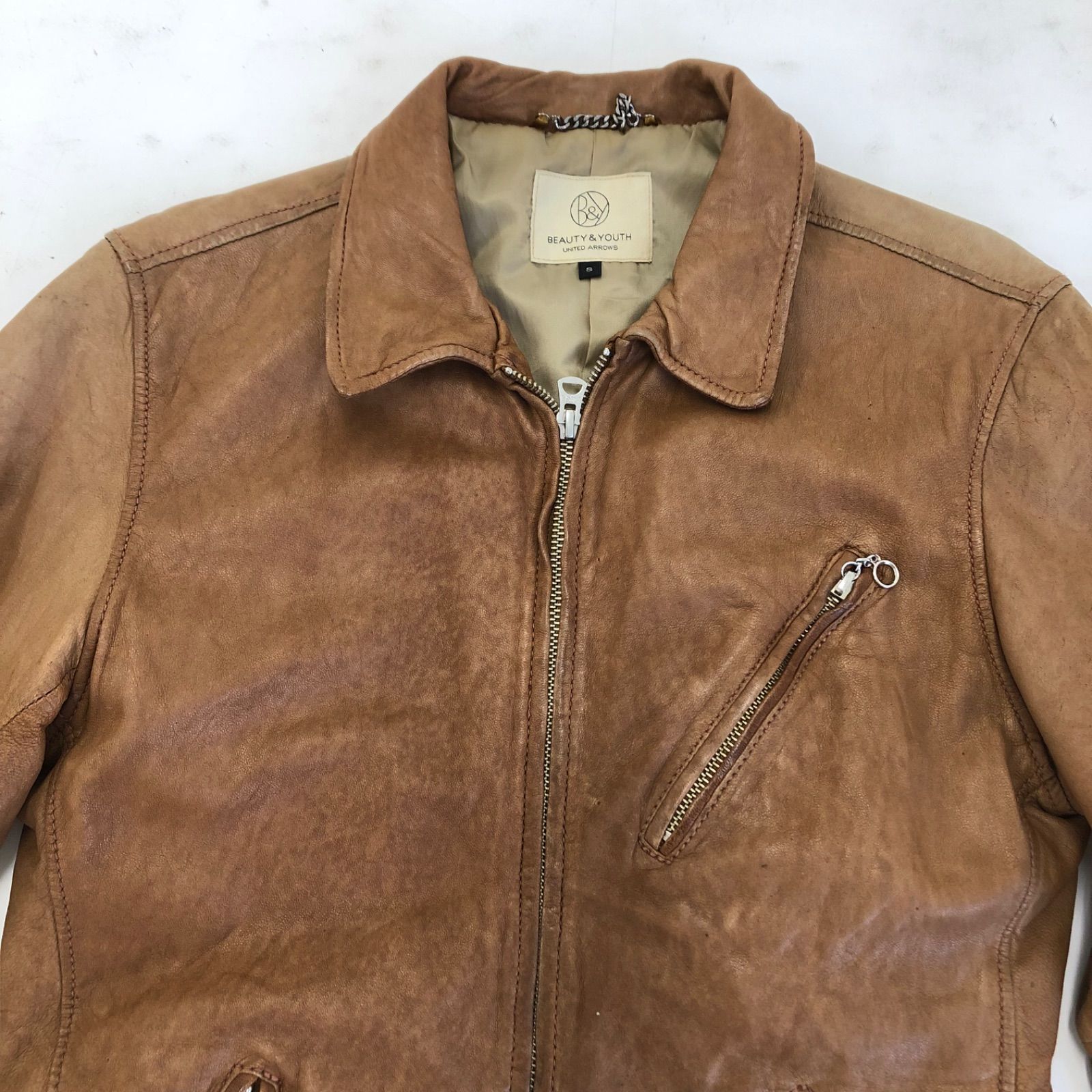 まこちゃん様専用 UNITEDARROWS レザージャケット ライダース 羊革
