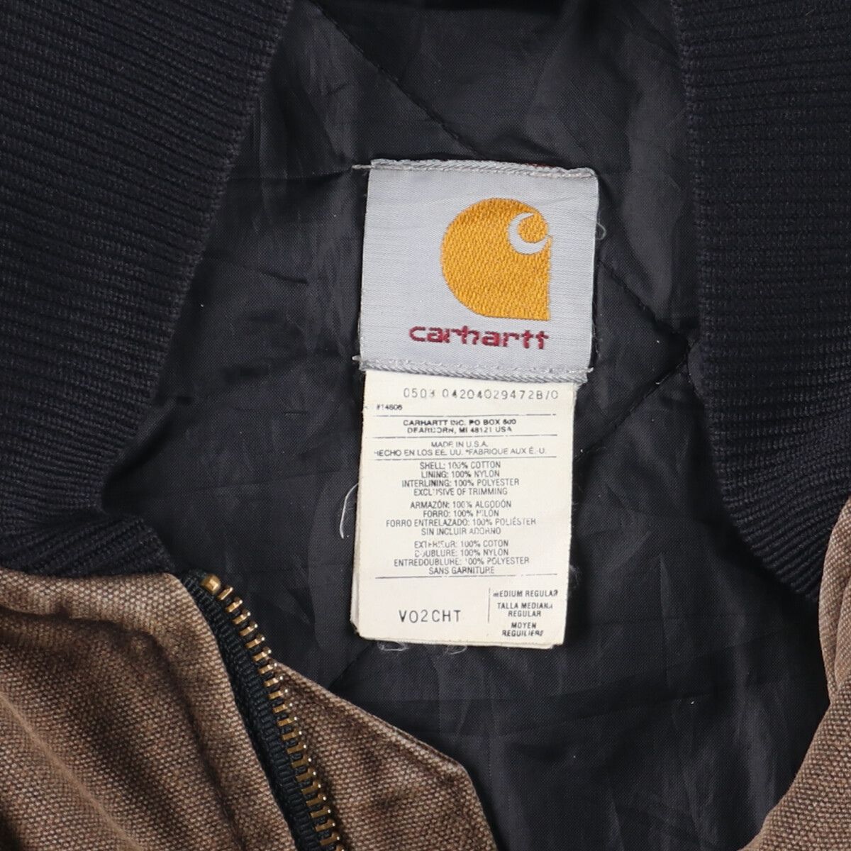 古着 90年代 カーハート Carhartt ダック地ベスト USA製 メンズL