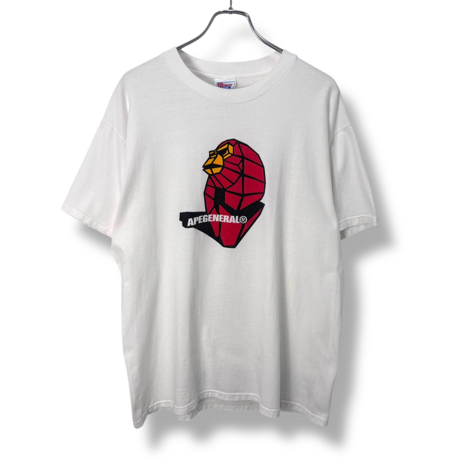 Rare】 90s A BATHING APE APEGENERAL Print T-Shirt 【L】 90