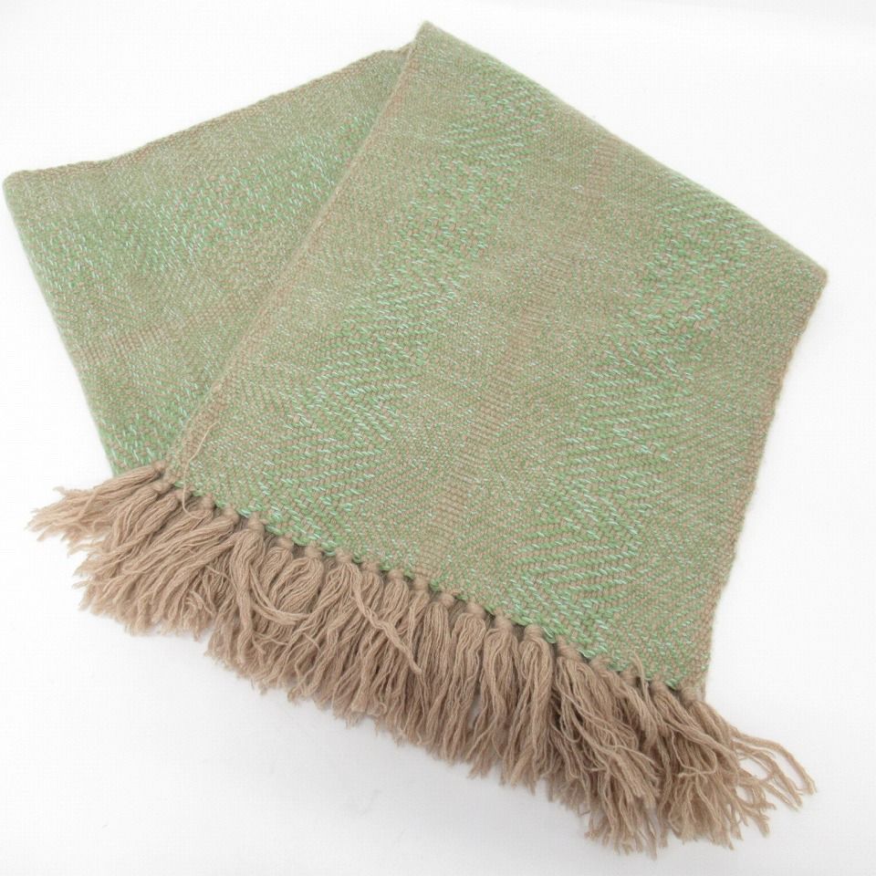 アクリス AKRIS カシミヤ マフラー ストール フリンジ z667705 - メルカリ 