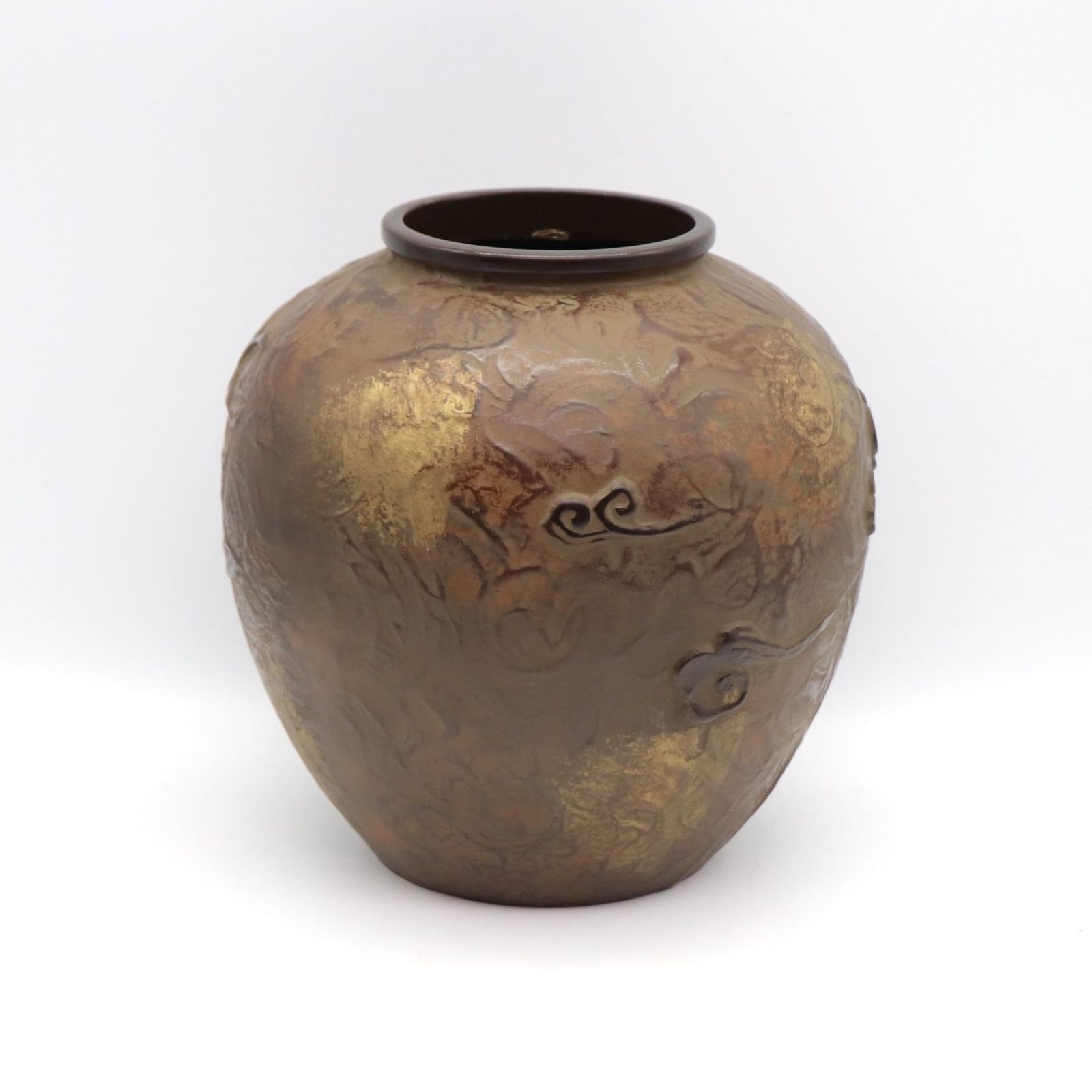 天目飾り壺 天女図・青銅壺・飾り壺・No.210912-049・梱包サイズ80 - メルカリ