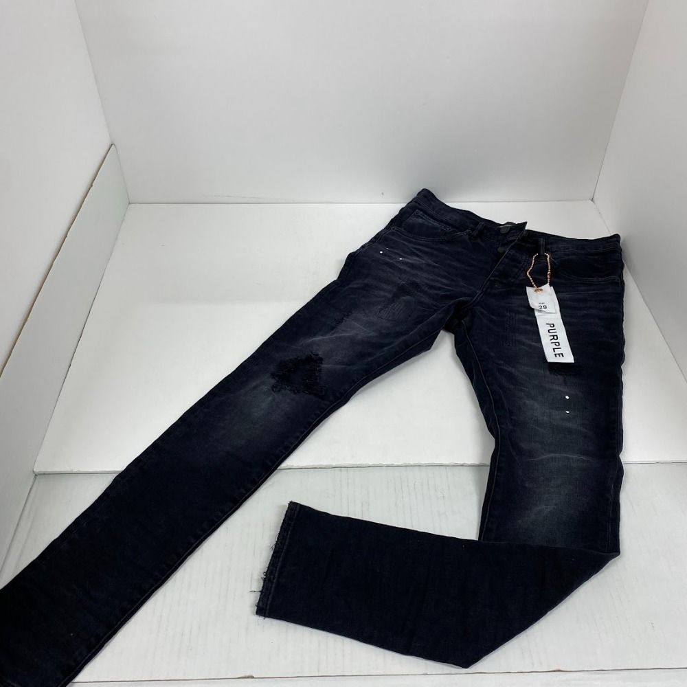 08w8200 purple brand パープルブランド ダメージデニムパンツ