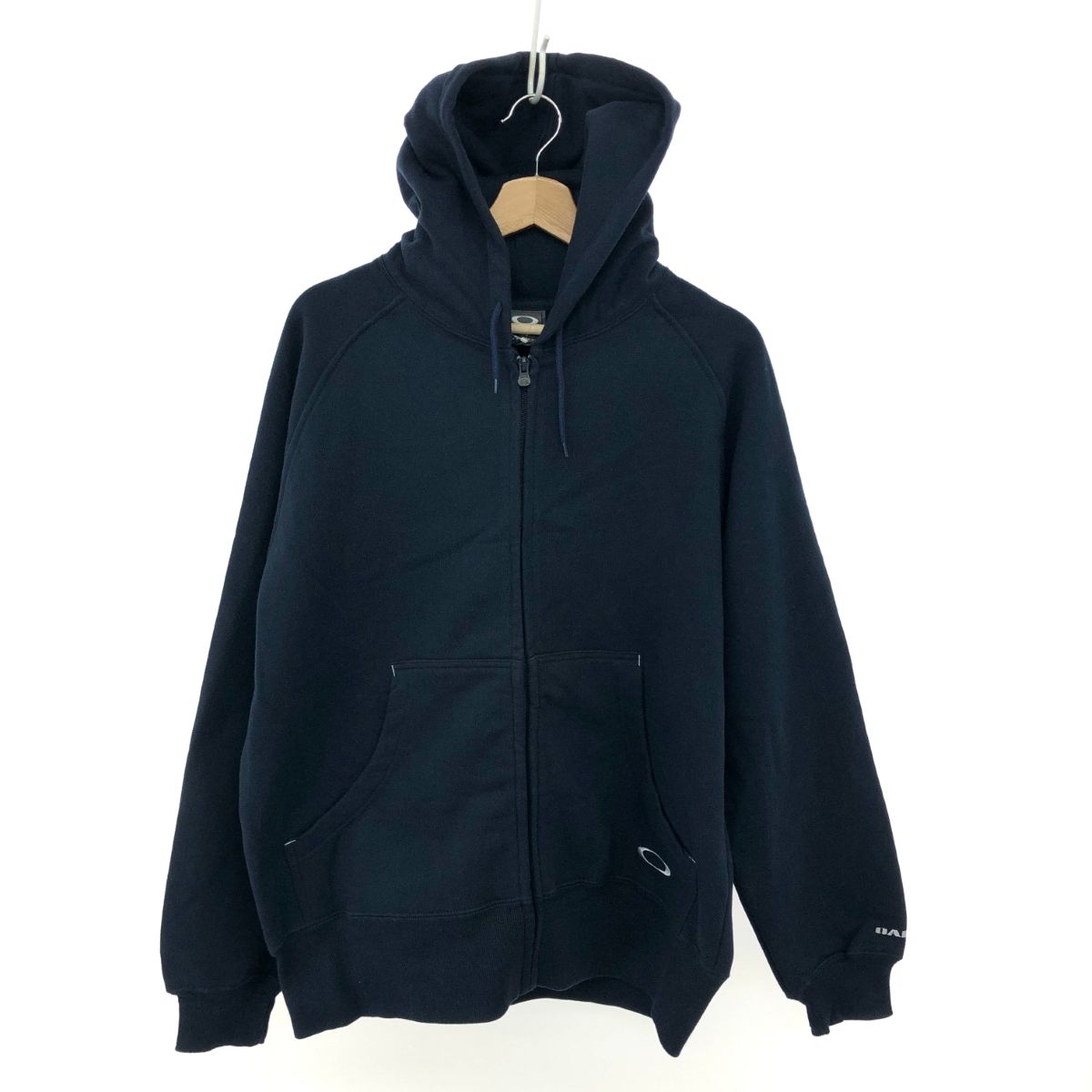 オークリー 2018モデル ジップアップ パーカー ネイビー Sサイズ OAKLEY オークリー ジップパーカー ENHANCE 3RDG SYNCHRONISM