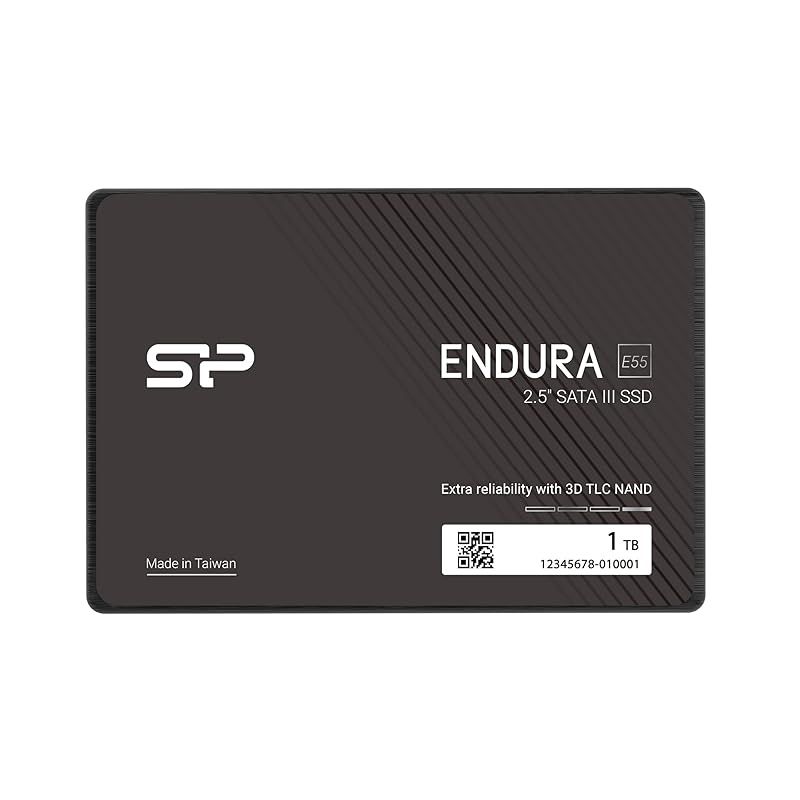 Silicon Power Endura E55 1TB TLC SATA III 6Gb|s 2.5インチ 内蔵ソリッドステートドライブ 高耐久 高信頼性SSD SP001TBSS30E5502