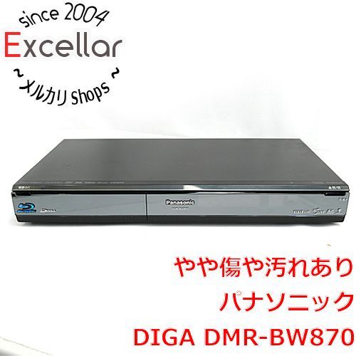 [bn:14] Panasonic　ブルーレイディスクレコーダー DIGA　DMR-BW870-K　1TB　リモコンなし