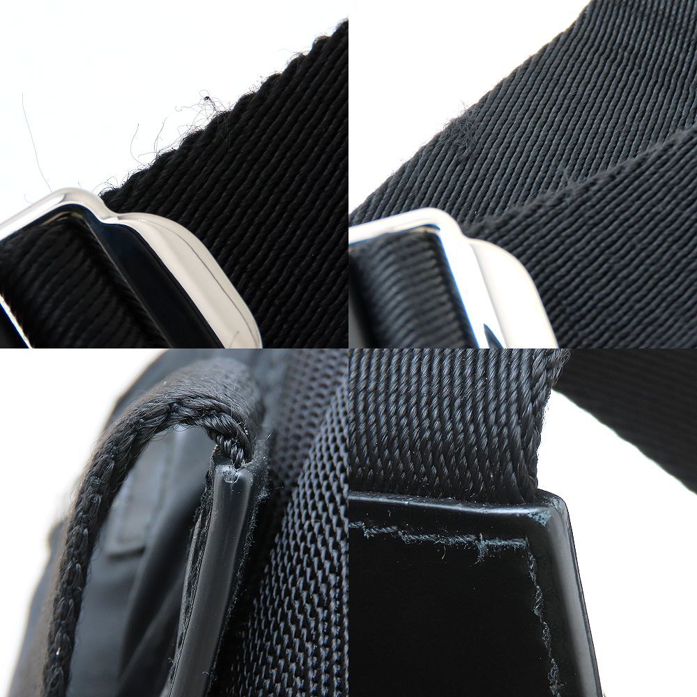 BURBERRY バーバリー ミニバックパック 8021258 リュック バックパック ナイロンxレザー ブラック レディース 352747 DECORATOM_COM_BR