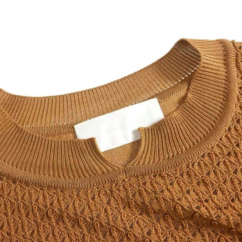 マメクロゴウチ Mame Kurogouchi 19AW I-Line Knit Dress ニット  