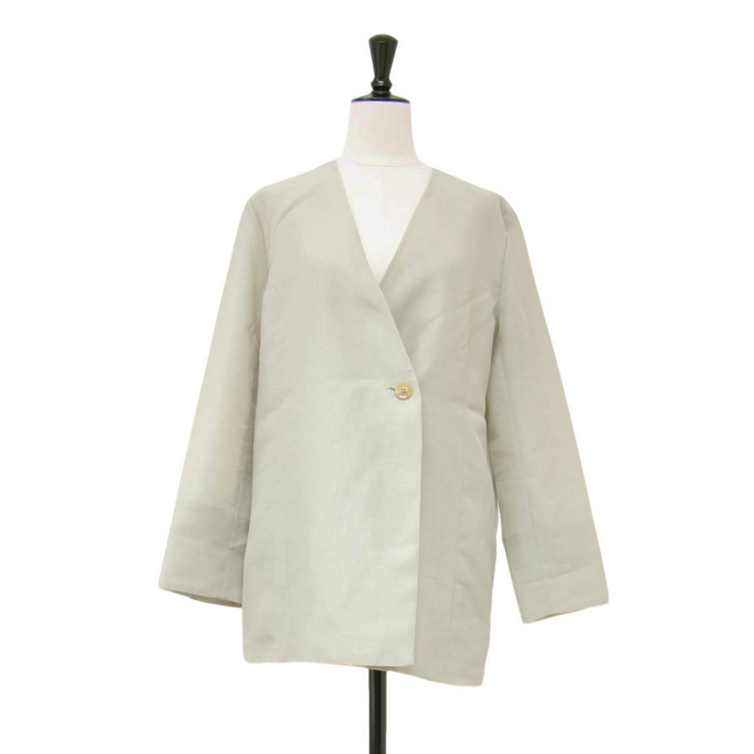 美品】IENA イエナ ジャケット ベージュ サイズ:36(S) / 24春夏 シアー