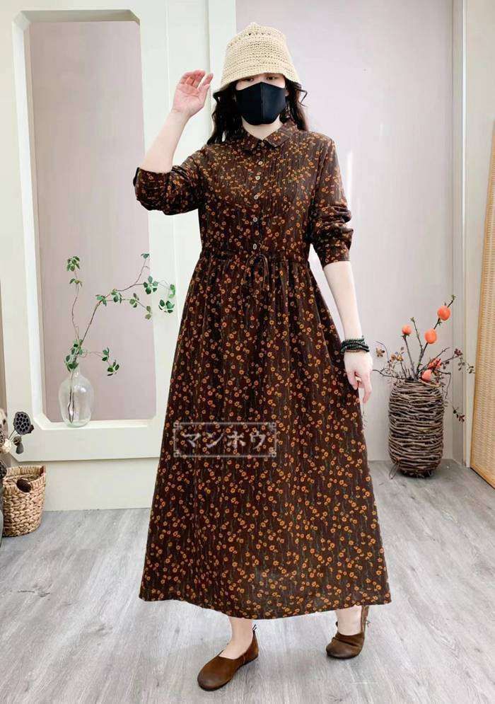 トリオンフ柄　ワンピース サニークラウズ feat. Shuttle Notes オルテガ柄のジャカード