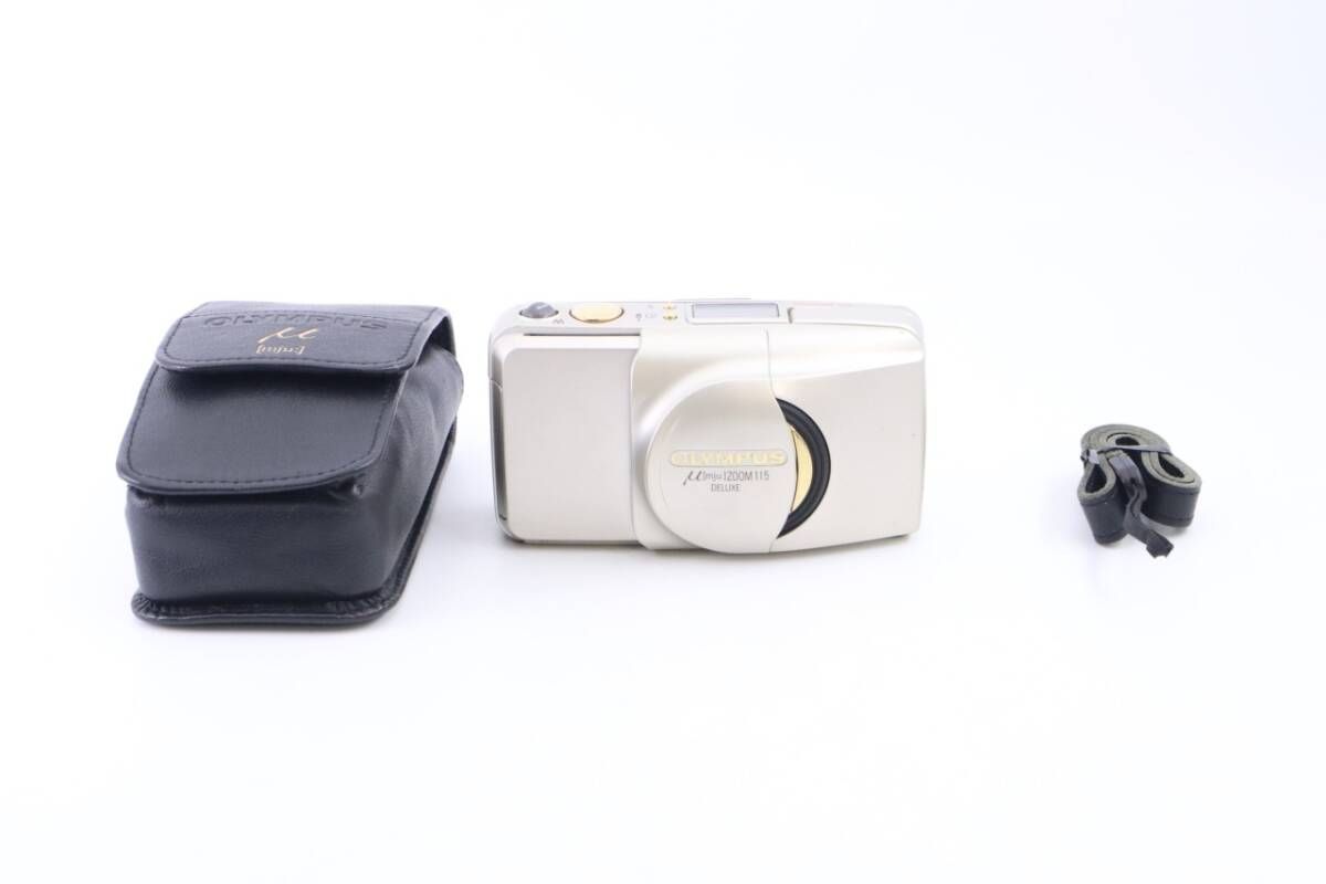 OLYMPUS [mju:] ZOOM 115 DELUXE ゴールドボディ オリンパス コンパクトフィルムカメラ (f04280)