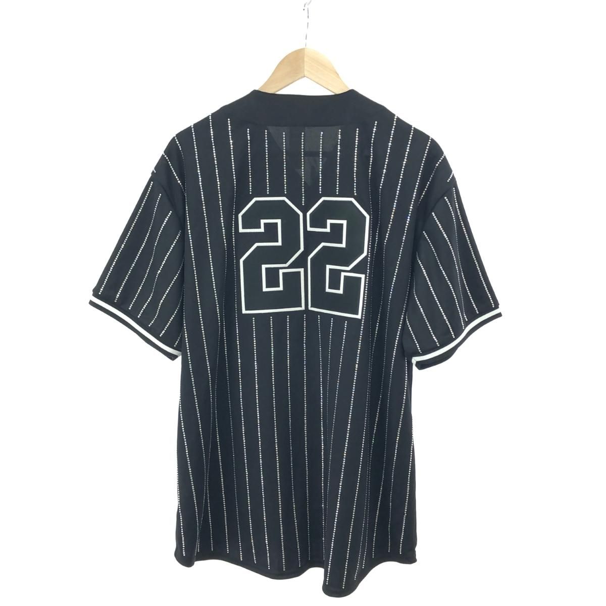 Supreme ベースボール　半袖シャツ　ラインストーン Supreme ベースボール 半袖シャツ ラインストーン SUPREME