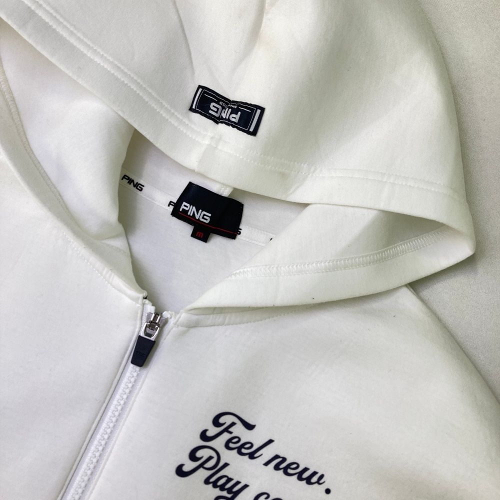 サイズ：M PING ピン 2024年モデル フード付 ジップジャケット