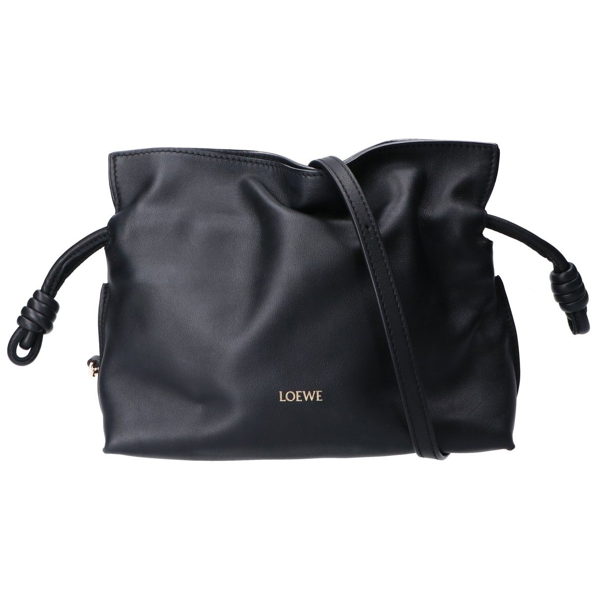 LOEWE ロエベ フラメンコクラッチ ミニ ドローストリング ナパカーフ 2WAY - メルカリ