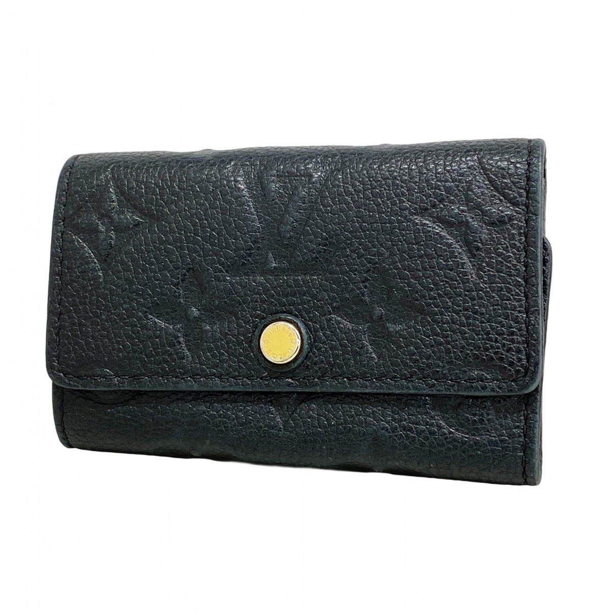 5md4434 ルイヴィトン キーケース モノグラム アンプラント ミュルティクレ6 M64421 ノワール レディース