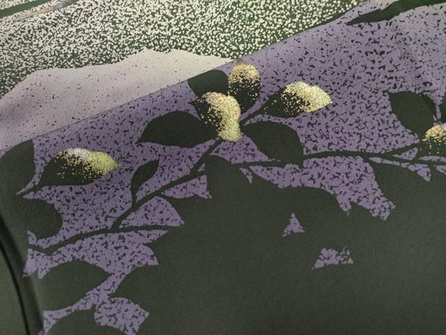 平和屋着物○訪問着 作家物 一世風美 遠山枝葉文 暈し