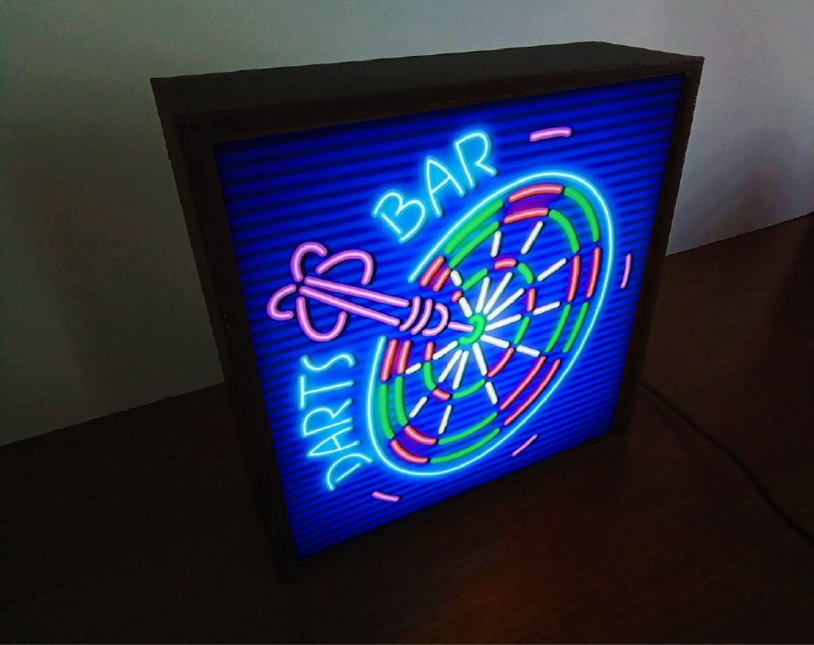 DART BAR ダーツ ネオン看板 3D LED DART BAR ダーツ ネオン看板 3D LED Amazon | ネオンサイン