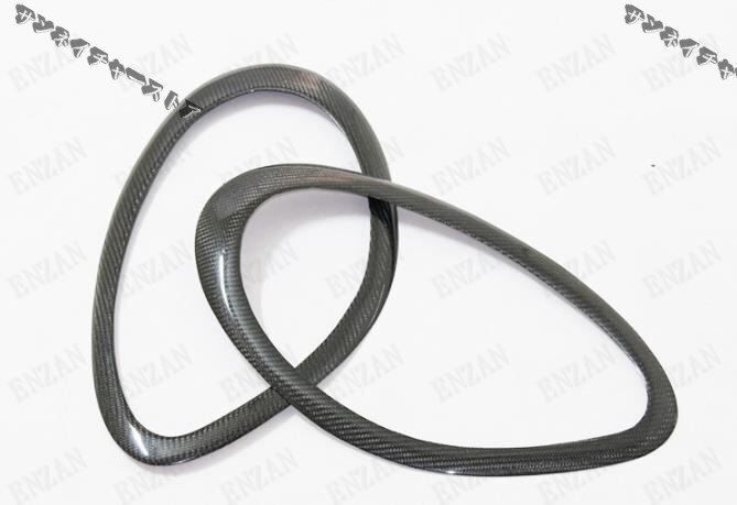 ポルシェ ケイマン 987 カーボン製 ヘッドライトカバー 左右2個 FFCRYSTALESIA_COM