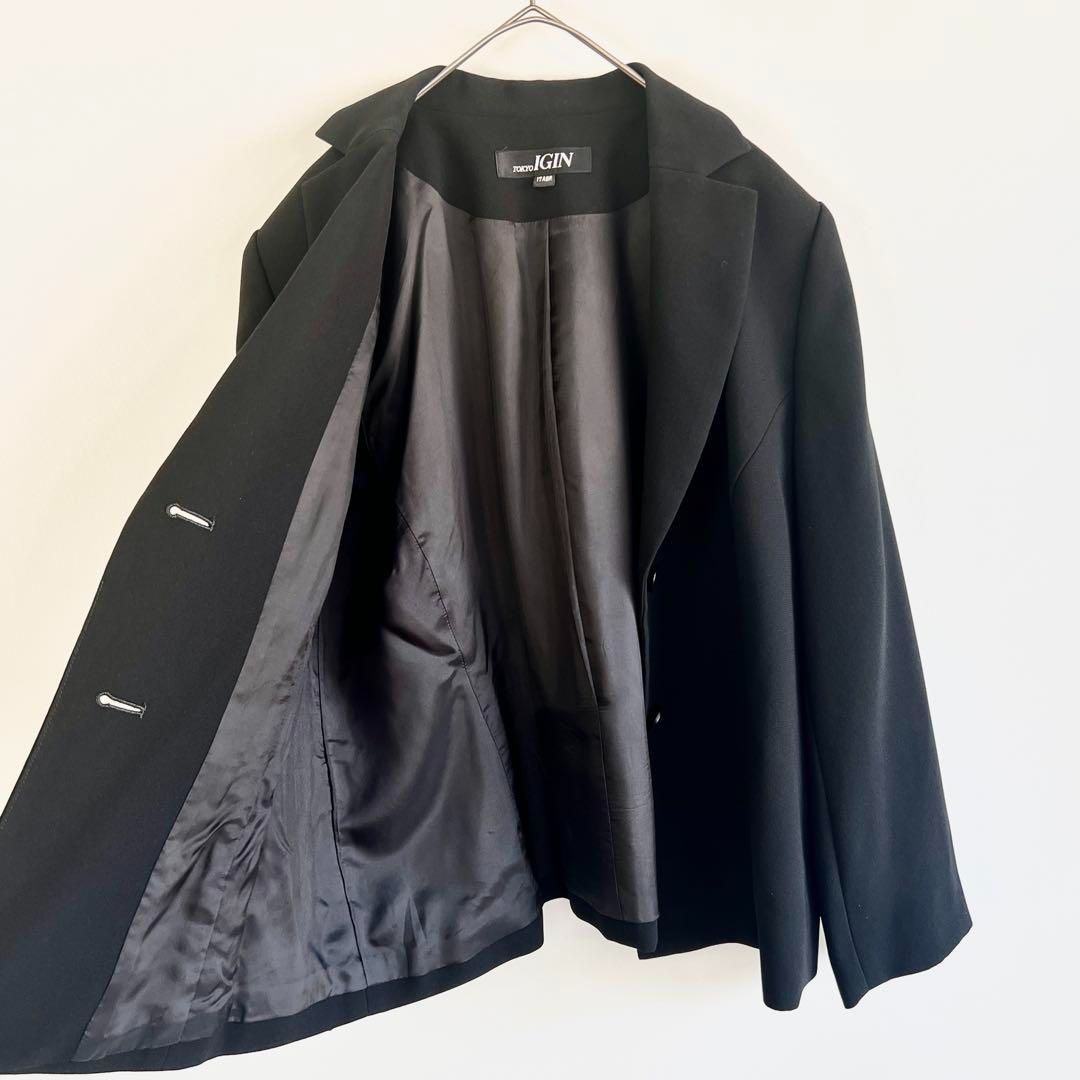 美品 TOKYO IGIN 東京イギン ブラックフォーマル 2点上下 セットアップ  