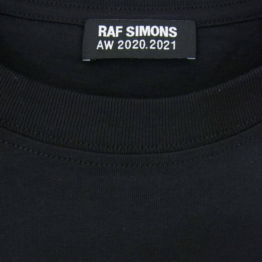 RAF SIMONS ラフシモンズ 20-21AW 202-102-19001-00099 Regular Fit T-Shirt Solar Youth レギュラー フィット ソーラー ユース Tシャツ ブラック系 S【新古品】【未使用】