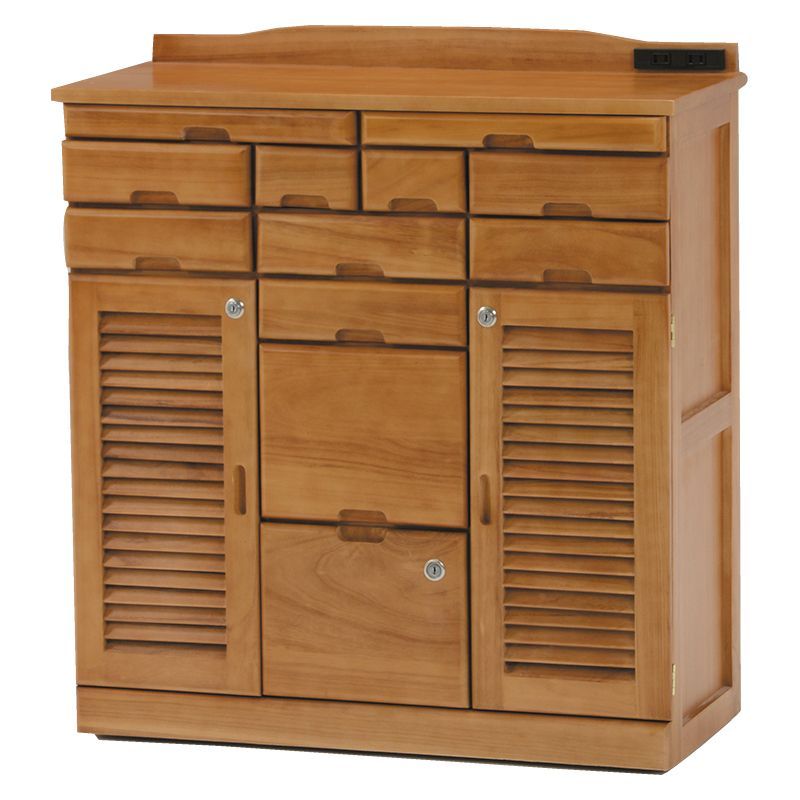 チェスト タンス 収納 電話台 キャスター付き fax台 木製 桐 おしゃれ