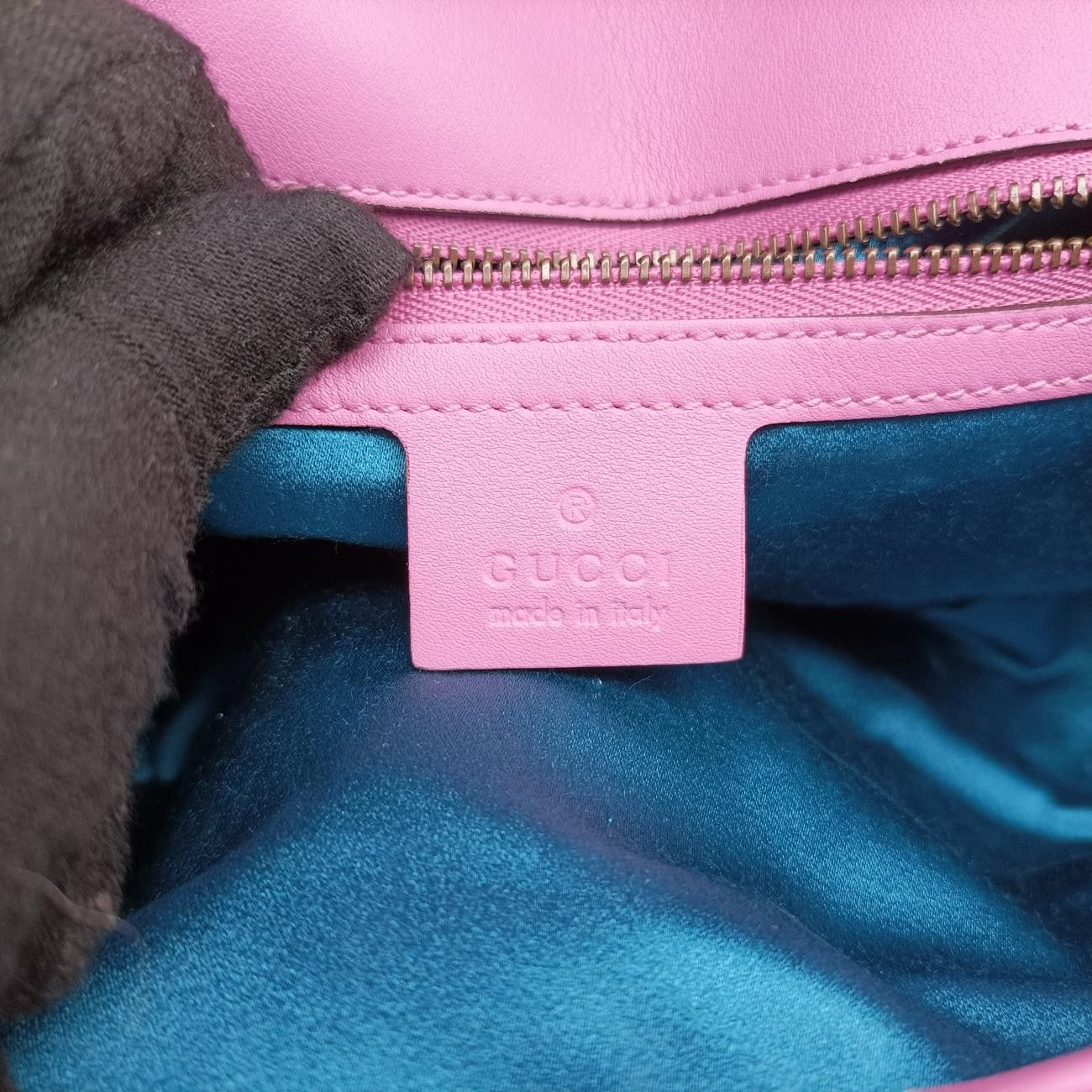 グッチGucciGGマーモントピンクベロア443497F023179217
